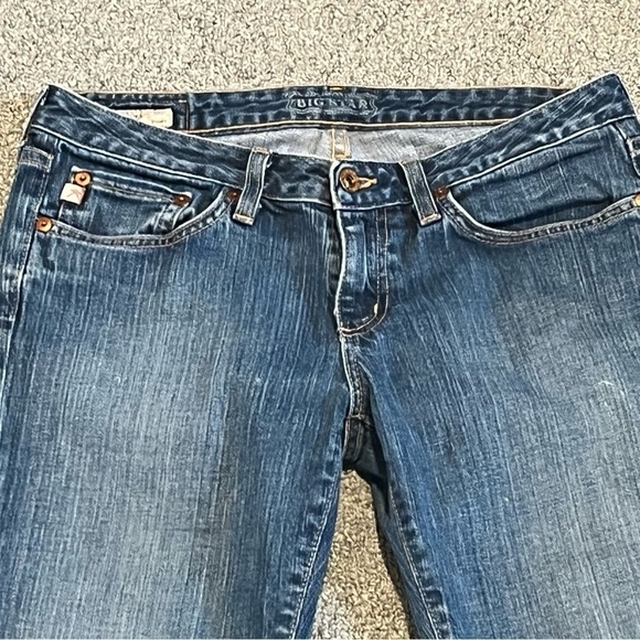 Big Star Jeans Womens 28 Blue Evan Skinny Capri Denim Cropped USA Stretch - Picture 2 of 12